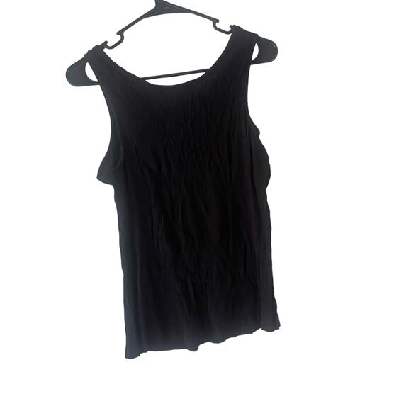 Kathie Lee Vintage 90s Women's XL Witchy Goth Grunge Black Top - Picture 5 of 7